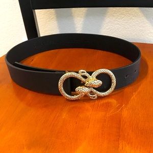 Express Snake Belt-Buckle Belt